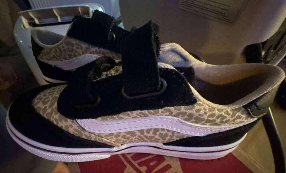 Vans Brooklyn LS V Toddler 9.0 Leopard Black Sneakers Shoes New With Box